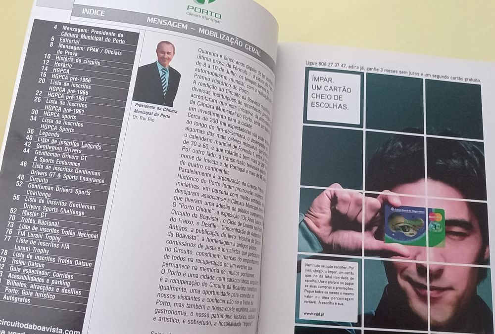 Grande prémio histórico do Porto Circuito da Boavista o guia de 2005