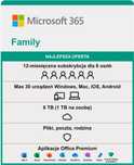 Microsoft 365 family 6 miesięcy ( 1TB w chmurze OneDrive)