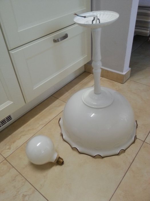 Lampa ceramiczna,sufitowa
