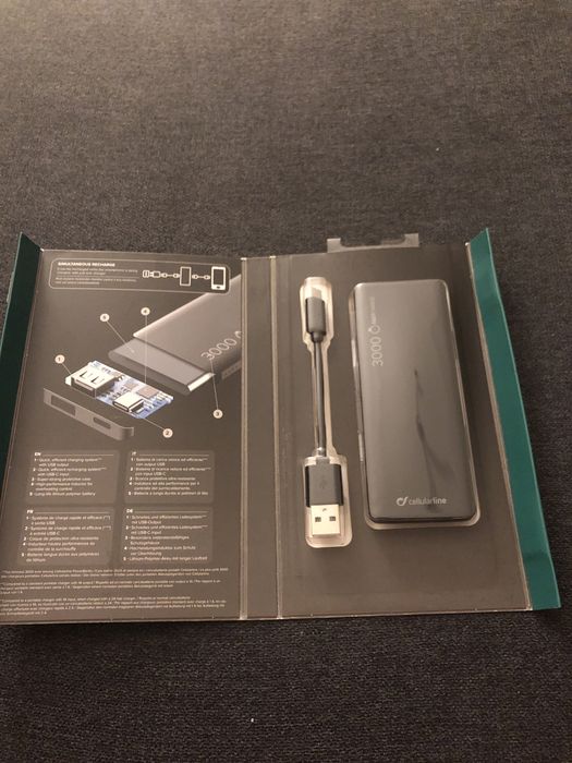 Powerbank 3000h da cellularline (NOVA)