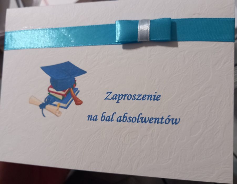 Zaproszenie na zakończenie 8 ósmej klasy