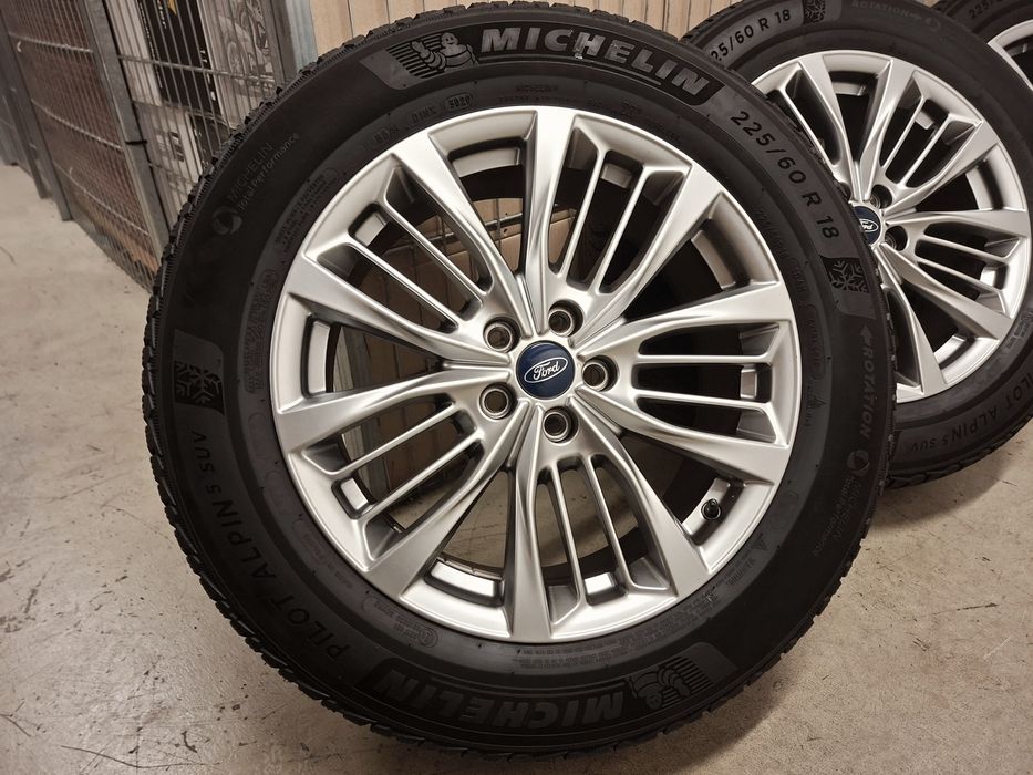 Oryginalne Koła Zimowe Ford Kuga Vignale 18"  5x108  Czujniki TPMS