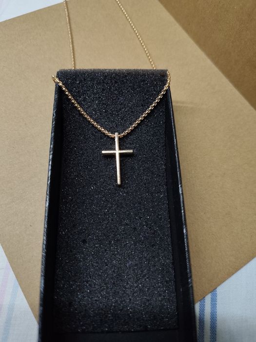 Чоловічий годинник з хрестиком і браслет