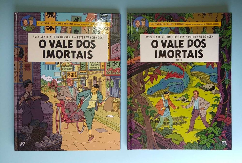 Colecção álbuns BLAKE e MORTIMER, Meribérica, Bertrand, Record, Ibis