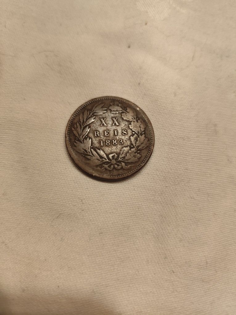 Moeda 20 Reis 1883