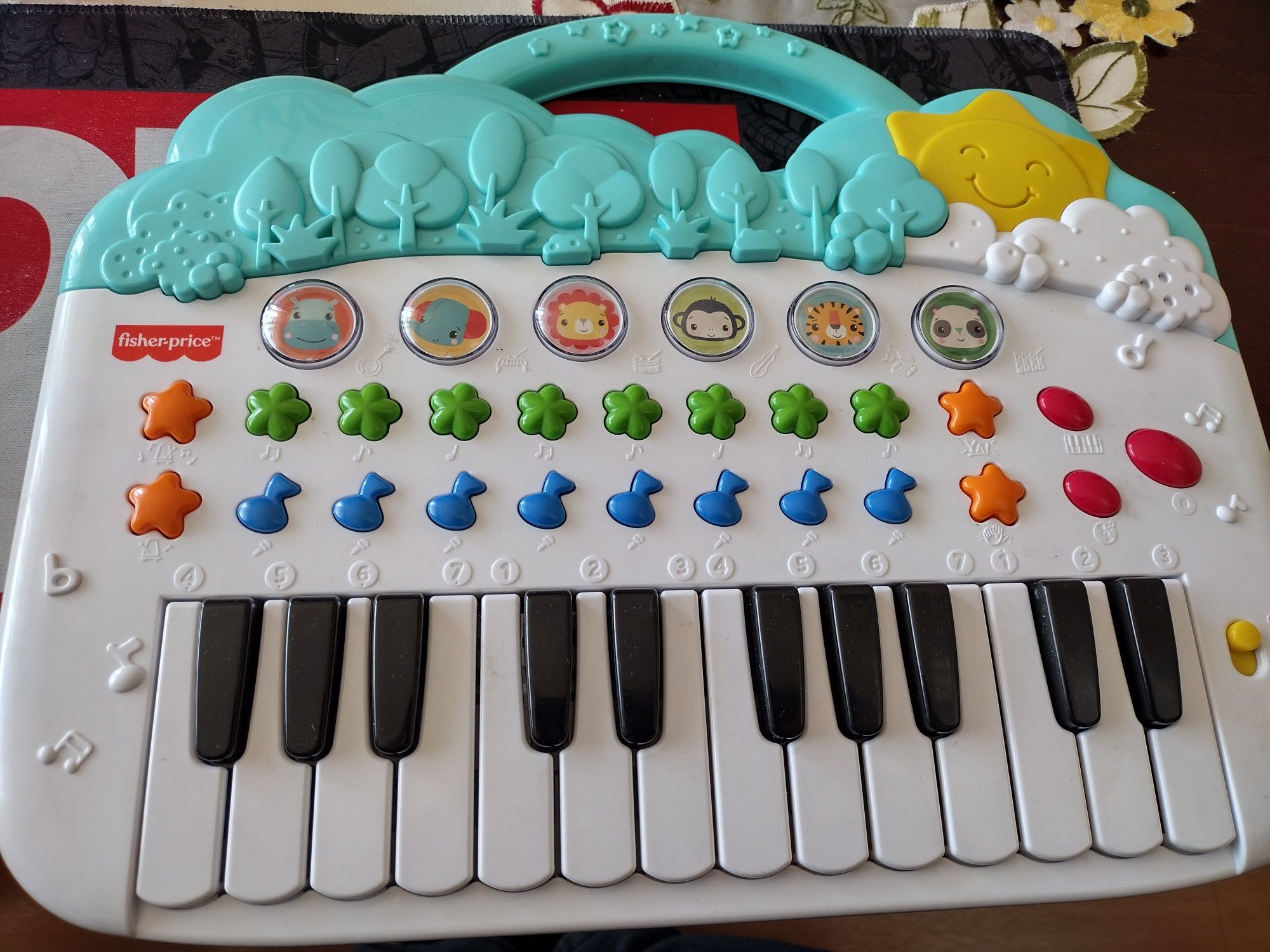 Organy dziecięce fisher-price +gratis kask