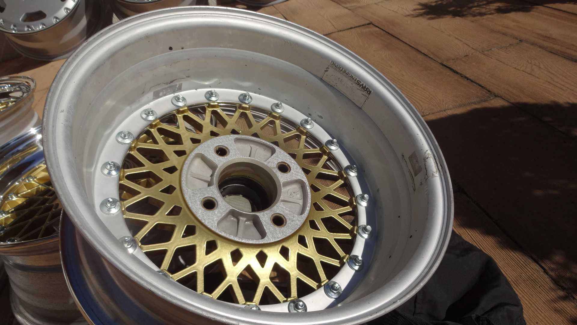 Rays Volk 84c Mesh 6.5x15 4x114.3 skręcane nissan jdm bbs rs oz turbo
