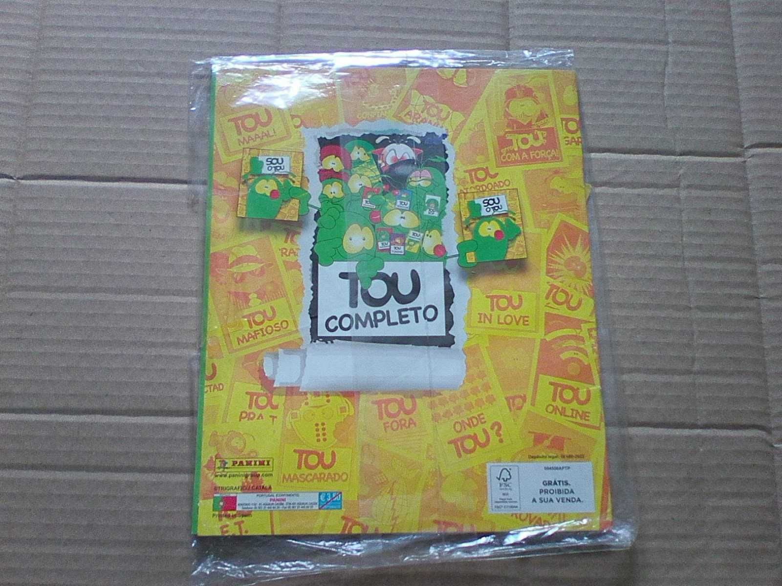 caderneta Sou o Tou nova mais 2 saquetas