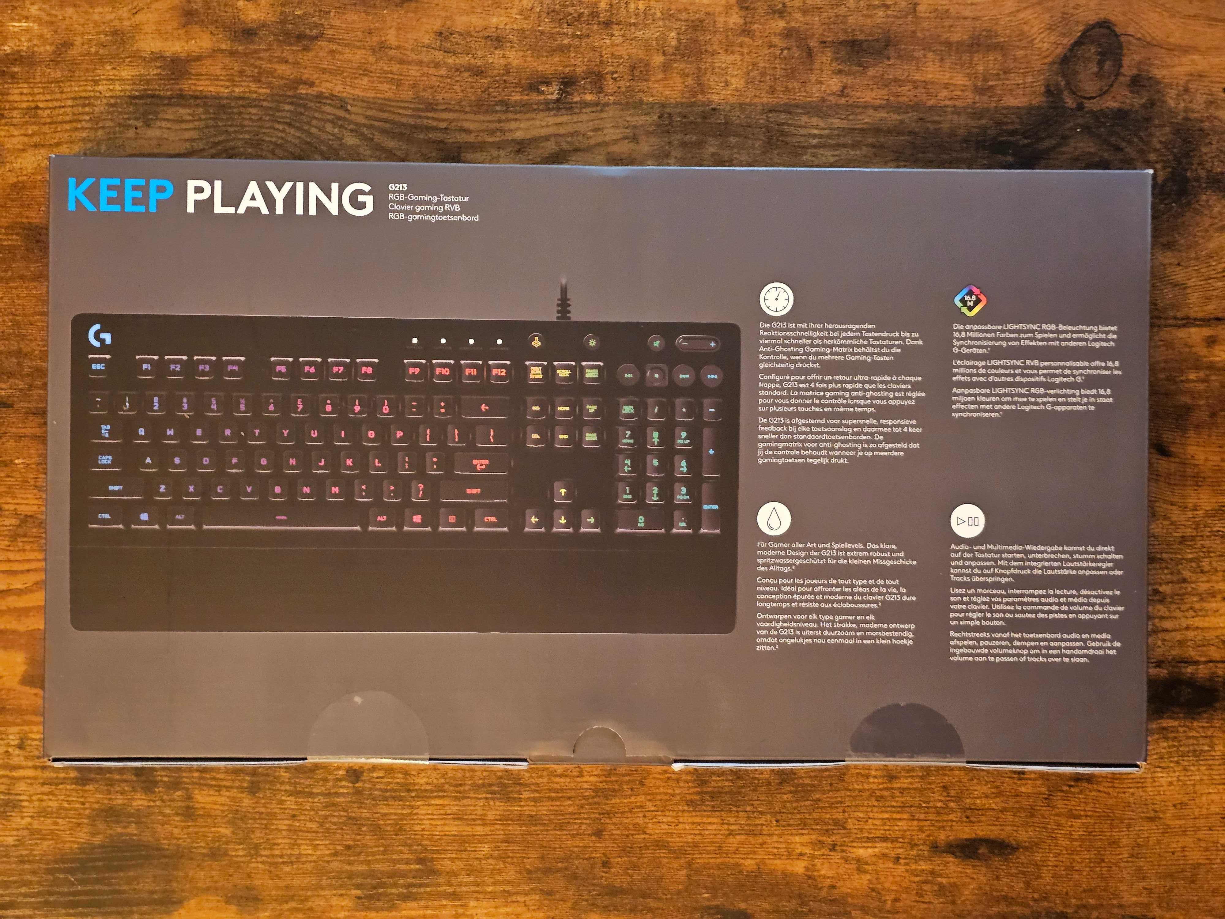 Klawiatura Logitech G213 Prodigy (920- 008087)
