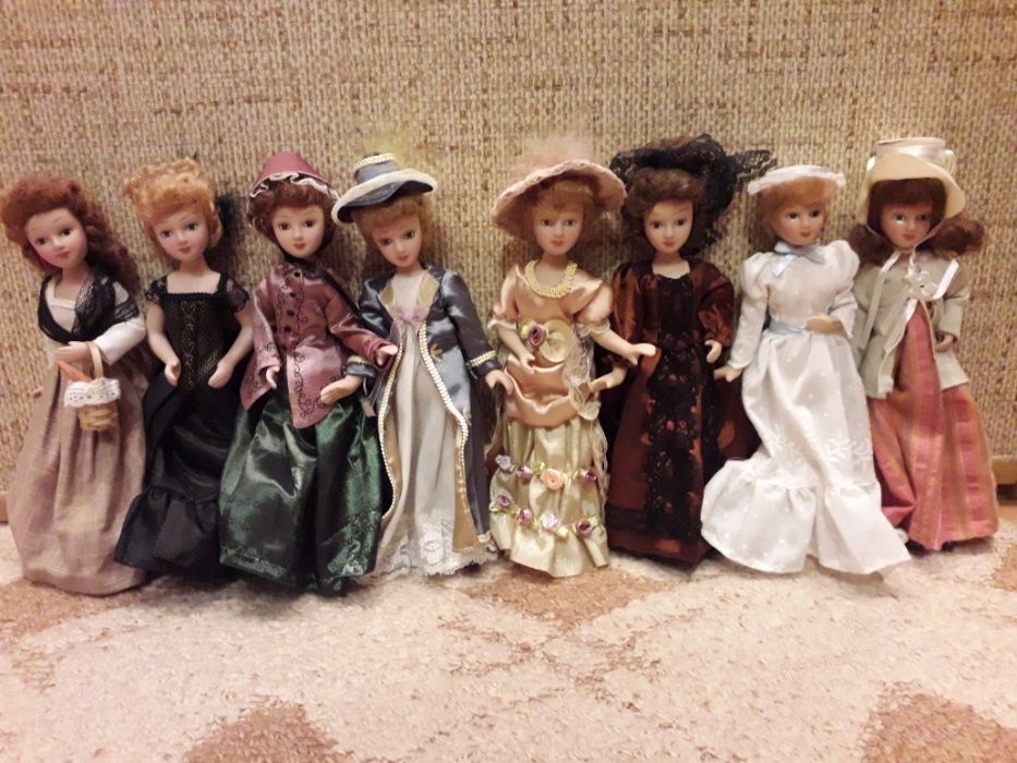 Фарфоровые куклы. Коллекция "Дамы эпохи" (DeAGOSTINI). Продам.