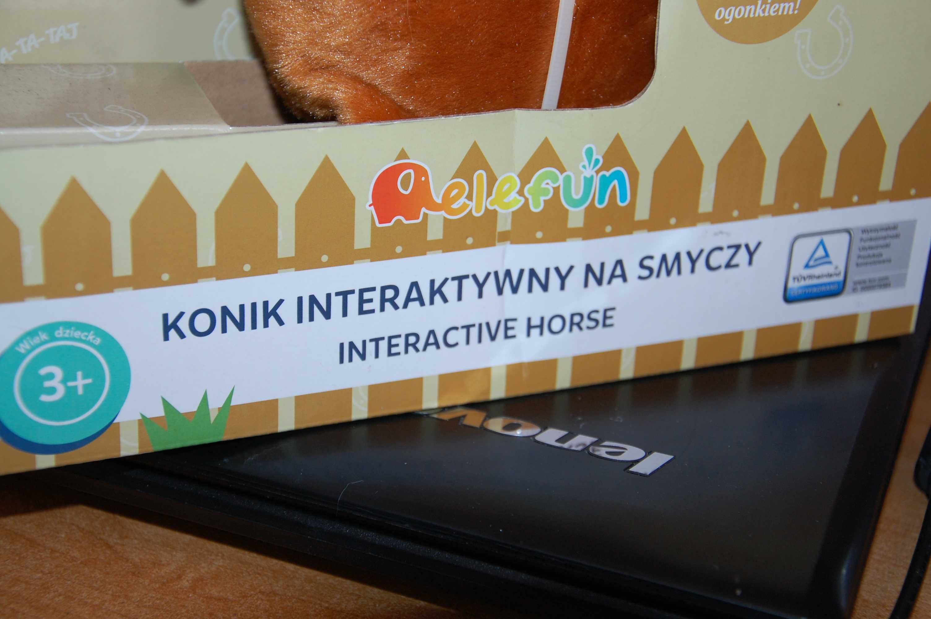 nowy interaktywny kon na smyczy -porusza sie wydaje dzwieki