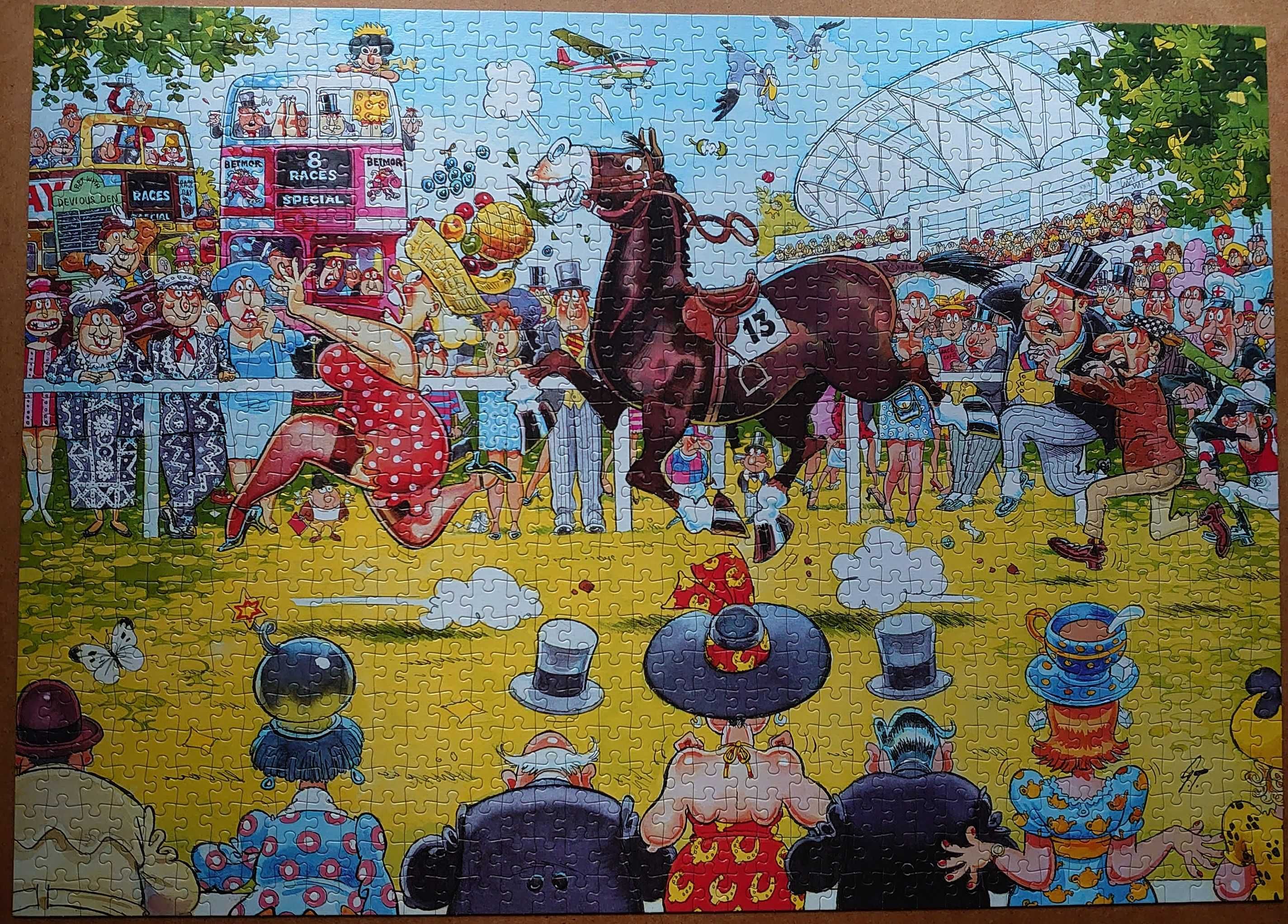 Puzzle Jumbo 1000 - Run like the Wind - wasgij 15 (G.Thompson)