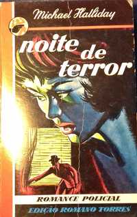 Halliday. Noite de Terror. Romance Policial. Inclui portes