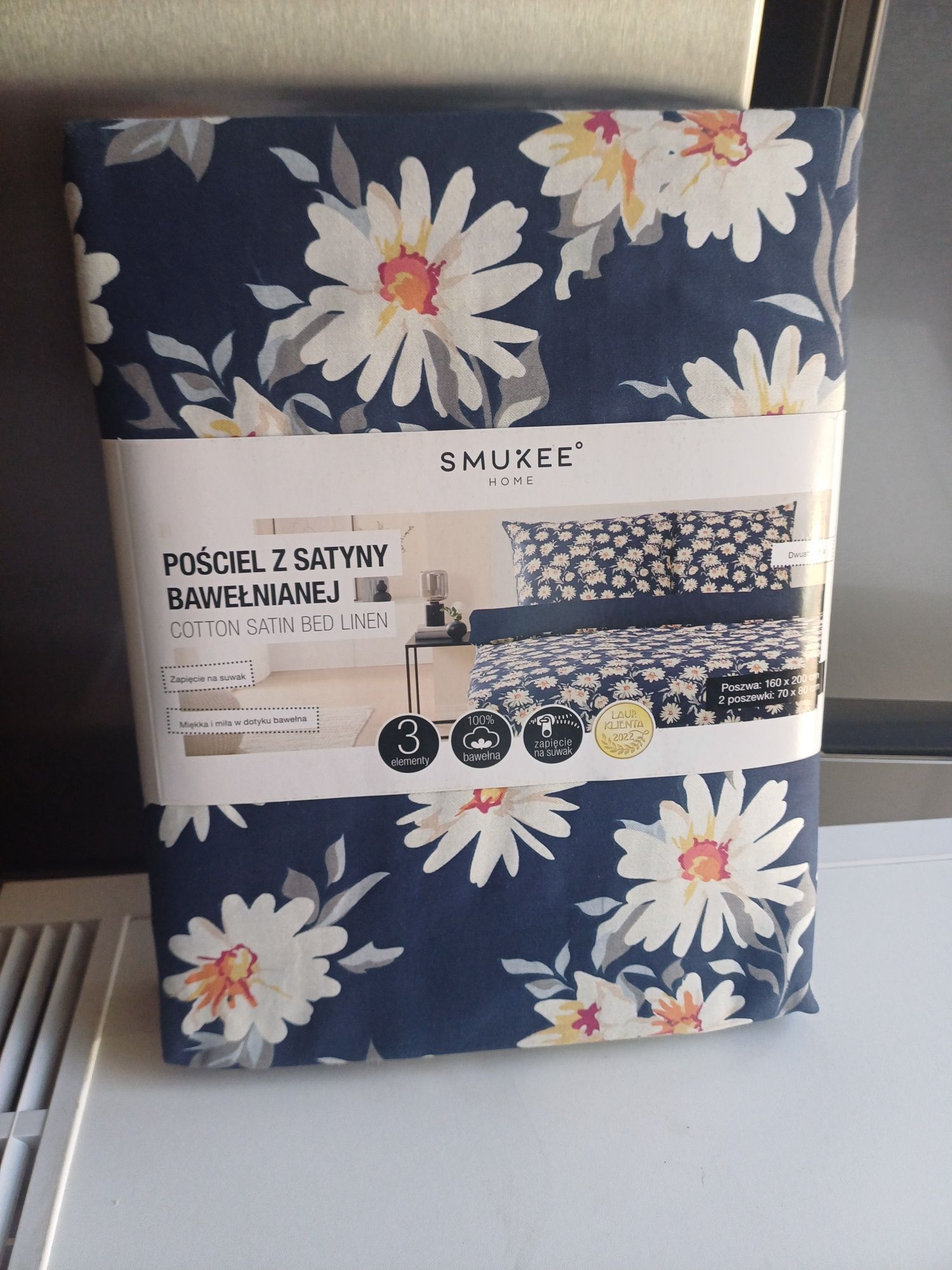 Nowa pościel z satyny bawełnianej