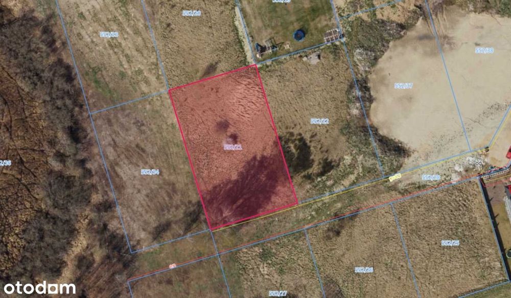 Działka położona w Nowej Wsi Lęborskiej