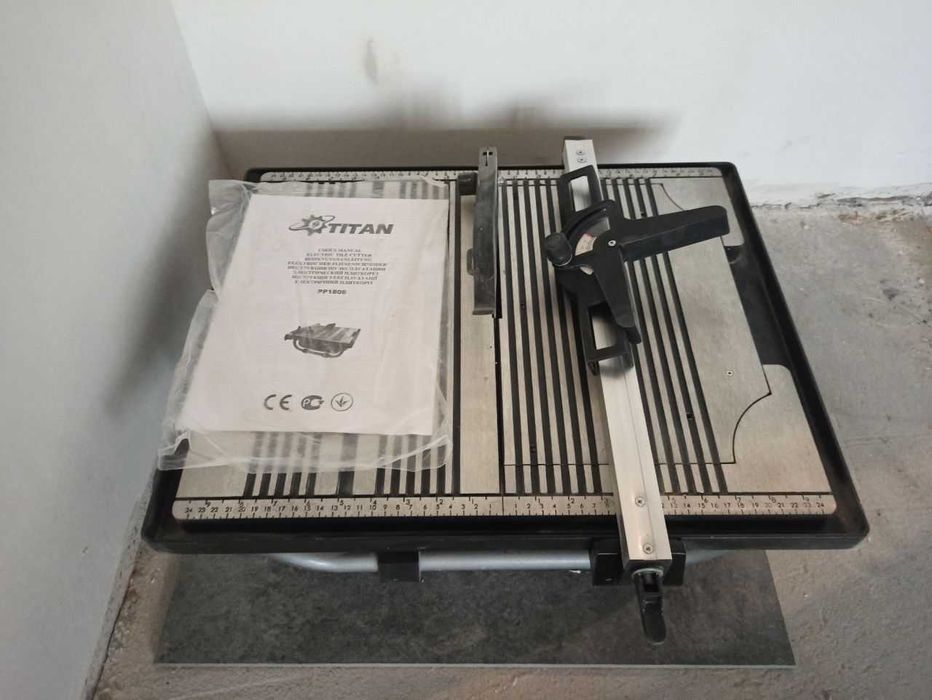 Електричний плиткоріз Titan PP1806 (Ø180мм) Настільна циркулярна пила