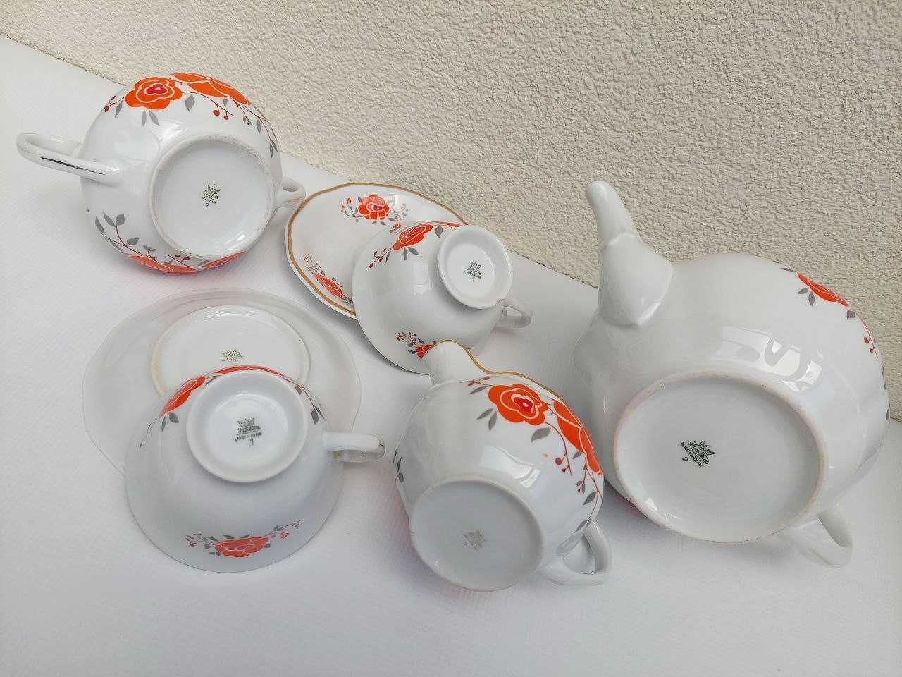 Porcelana Karolina - elementy serwisu PRL