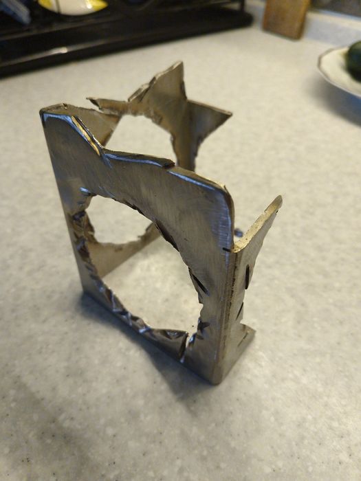 Абстракція металева нержавійка