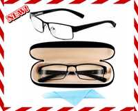 NOWOCZESNE OKULARY Doktor Metal Flex Plusy Minusy + ETUI *Gratis*