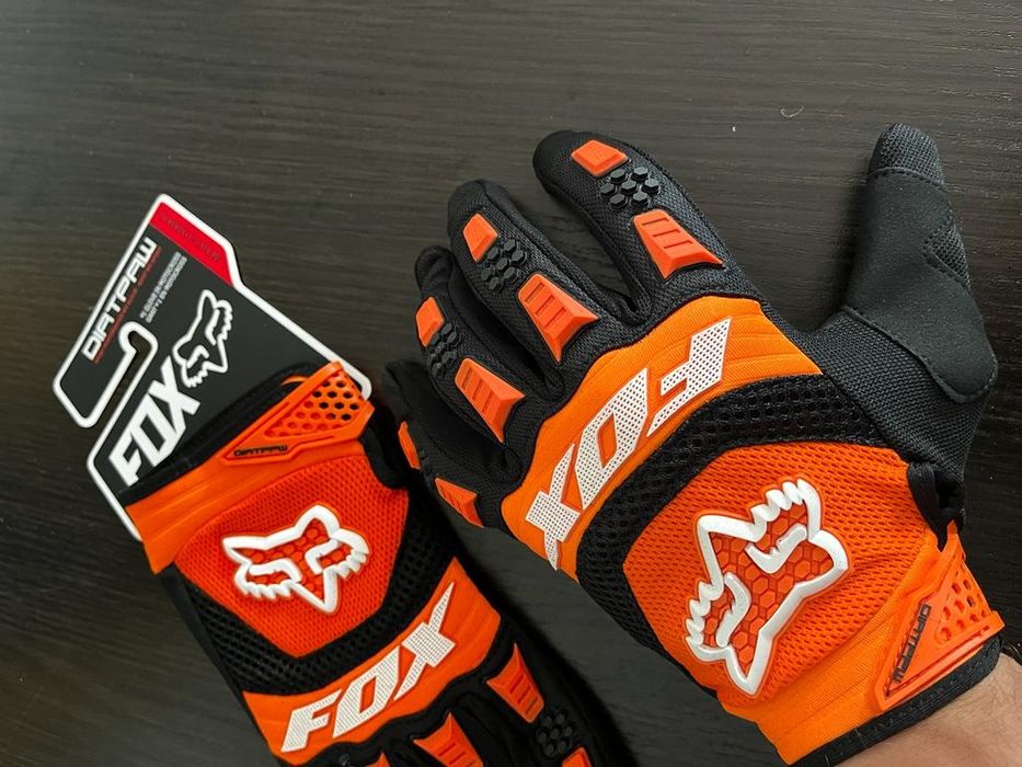 Spodnie koszulka i rękawice Fox cross enduro motocross quad KTM