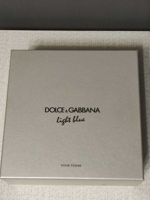 ОРИГИНАЛ! Набор dolce & gabbana light blue 25 ml + крем для тела