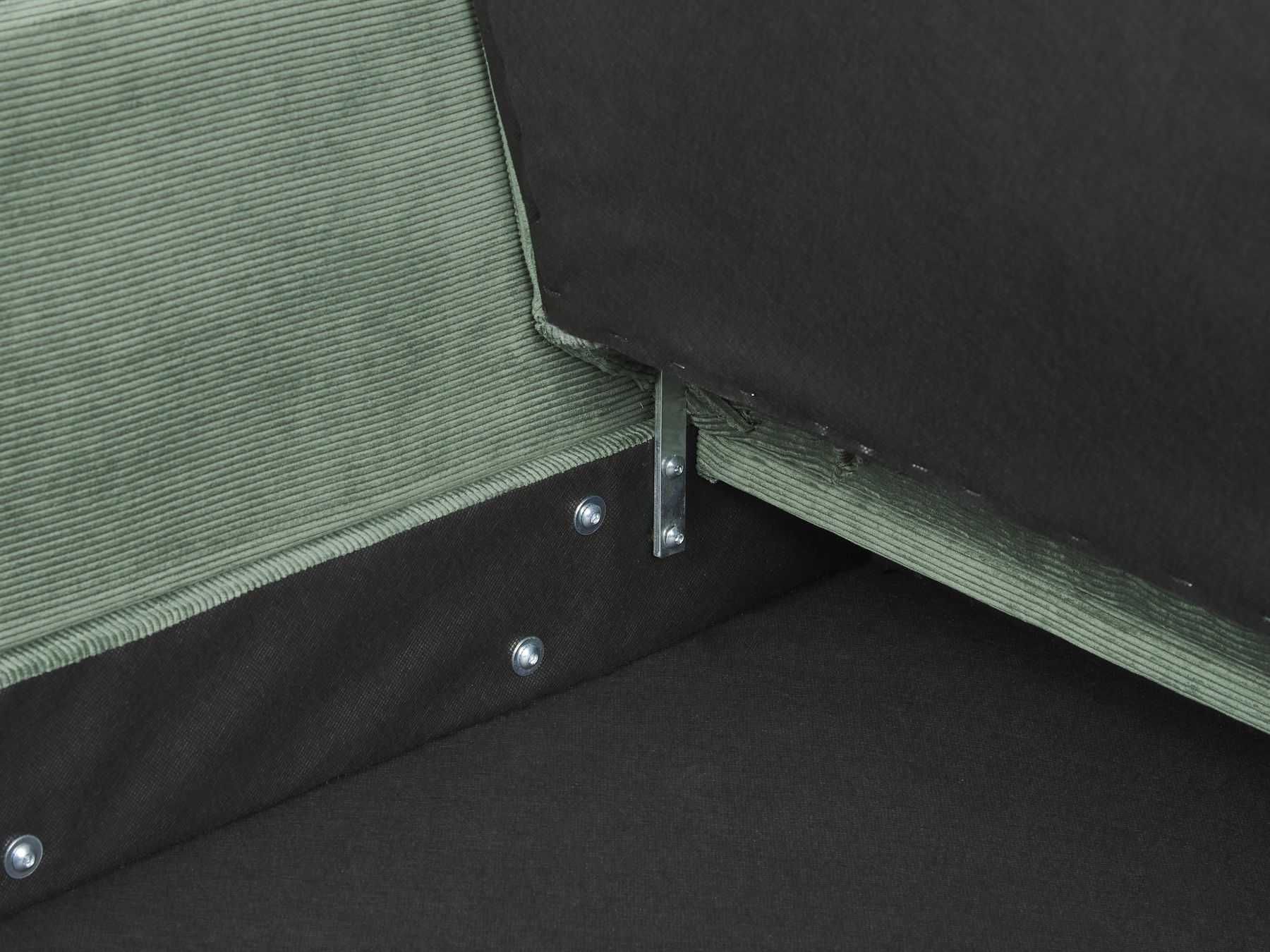 Sofa rozkładana Ciemnozielony dla 3 osób