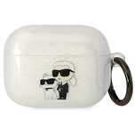 Karl Lagerfeld KLAPHNKCTGT Airpods Procover transparent Glitter Kar