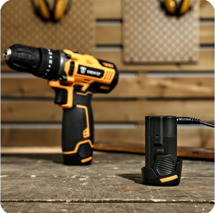 Wiertarko wkrętarka udarowa akumulatorowa DEKO 12V mocna zestaw