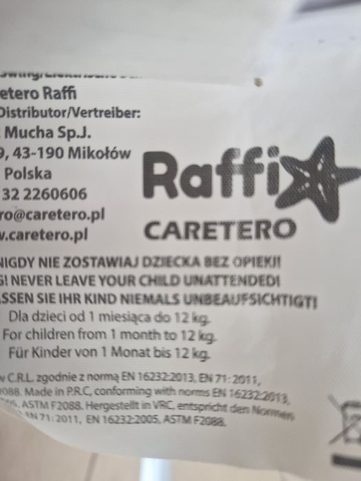 Bujaczek, leżaczek, huśtawka