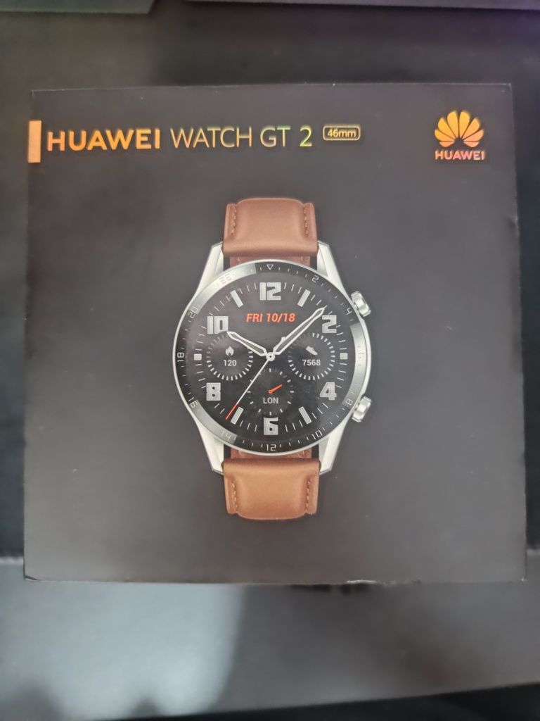 Huawei Watch Gt2 46mm com 3 braceletes
