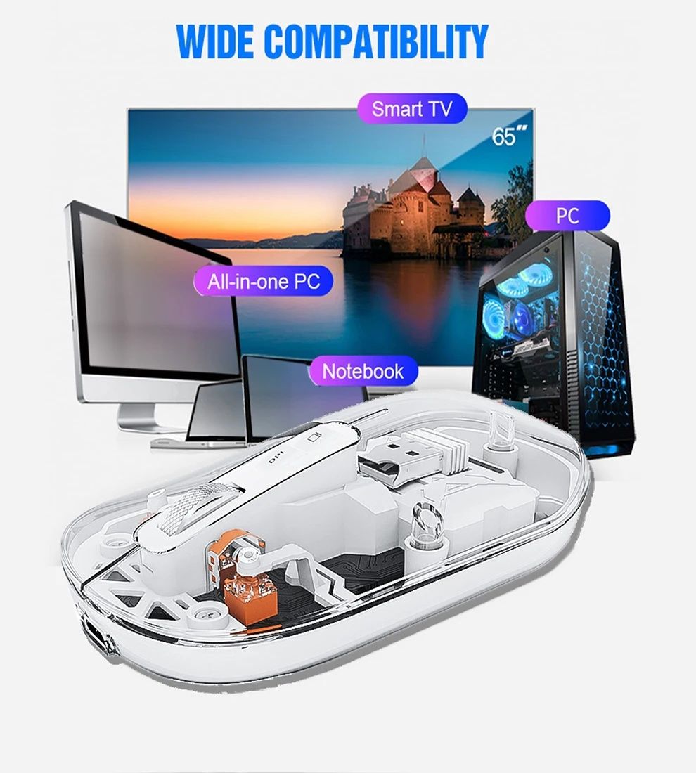 NOWA klawiatura + myszka bezprzewodowa wireless zestaw podróżny
