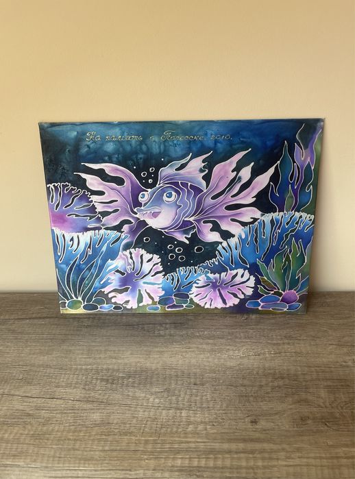 Obraz z rybą 40x31 cm