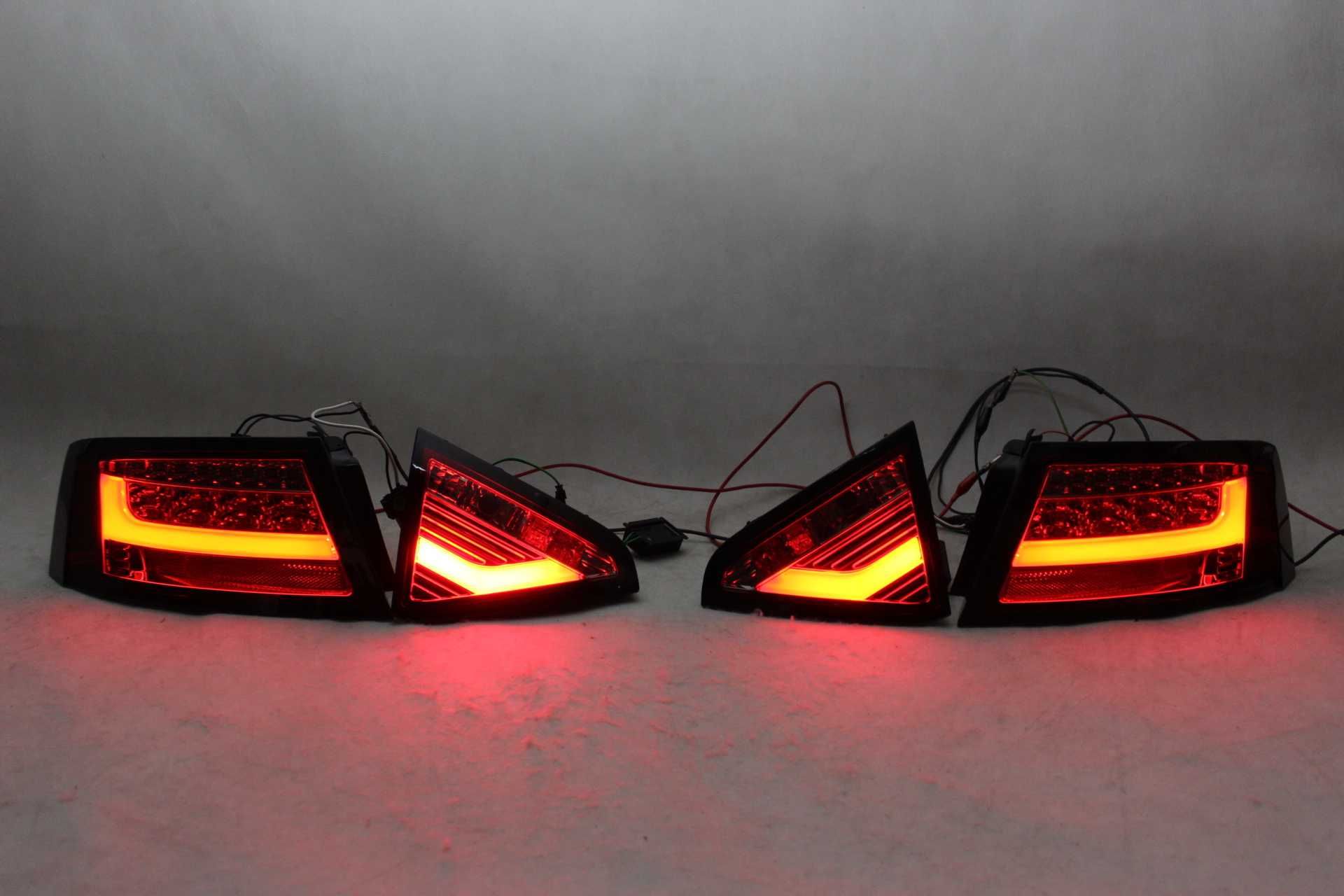 Lampy światła tył tylne AUDI A5 07-11 7-pin LED BAR NEON CZERWONE NOWE