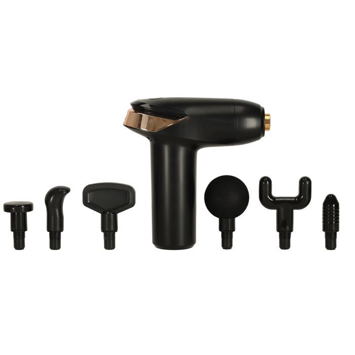Pistolet do Masażu Masażer do Pleców Ciała Karku Mini LED Zestaw