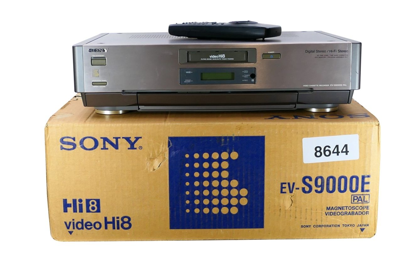 Deck de Video SONY VCR EV－S9000 E Hi8