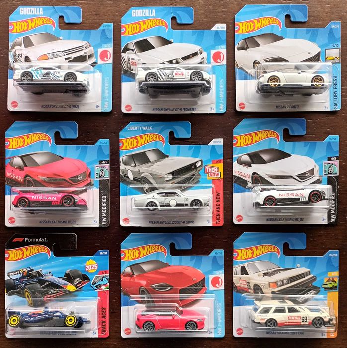 Hot Wheels Novos. Vários, Mainline. Escala 1/64