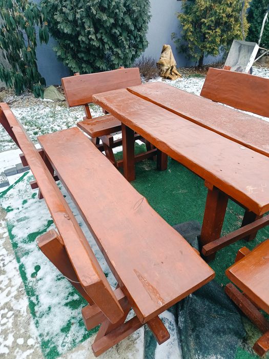 Duży zestaw mebli ogrodowych