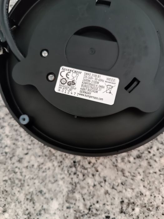 Chaleira/cafeteira elétrica de Aço Inoxidável SILVER CREST SWKE 3100