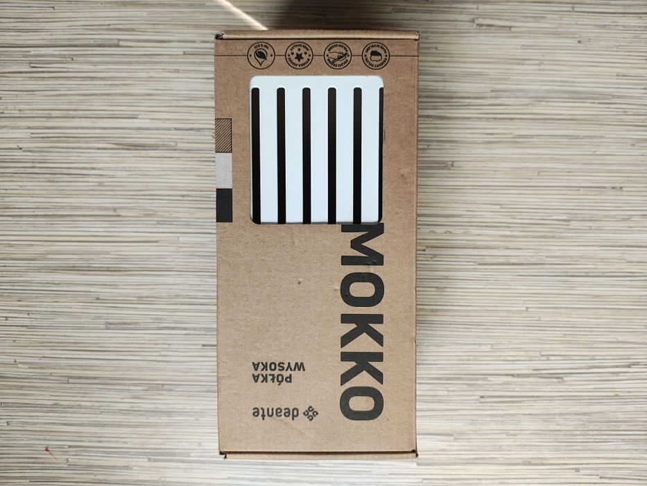 Półka mokko Deante biała pod prysznic