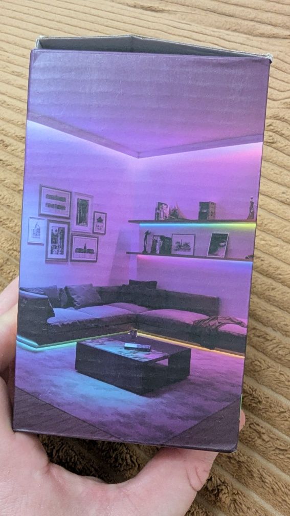 Govee RGBIC LED стрічка 2х10 м для яскравого підсвічування
