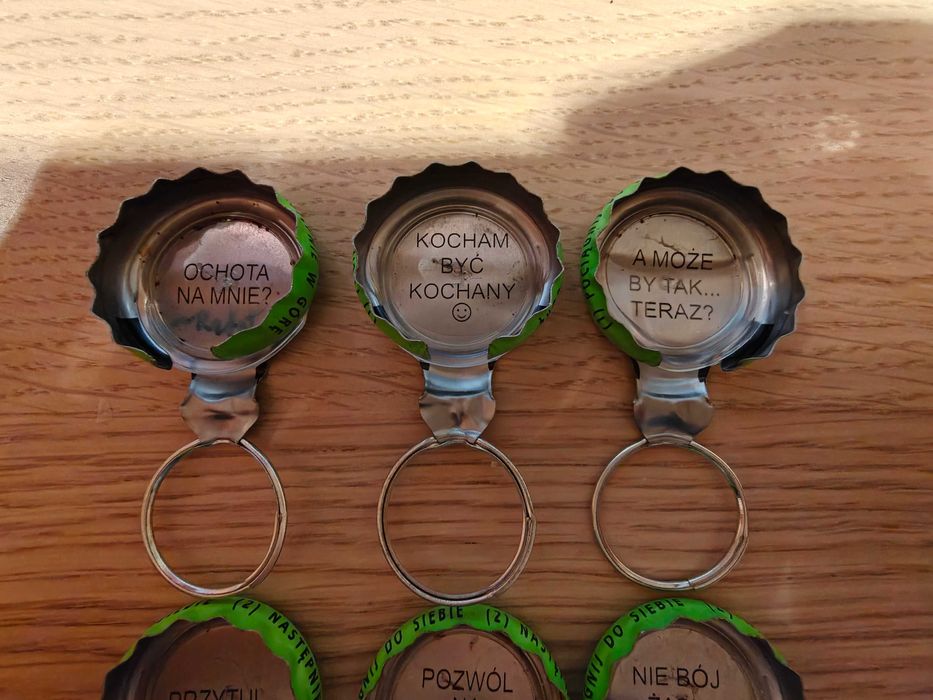 Kapsle kapsel Tymbark zawleczka zawleczki zakrętka 6 sztuk