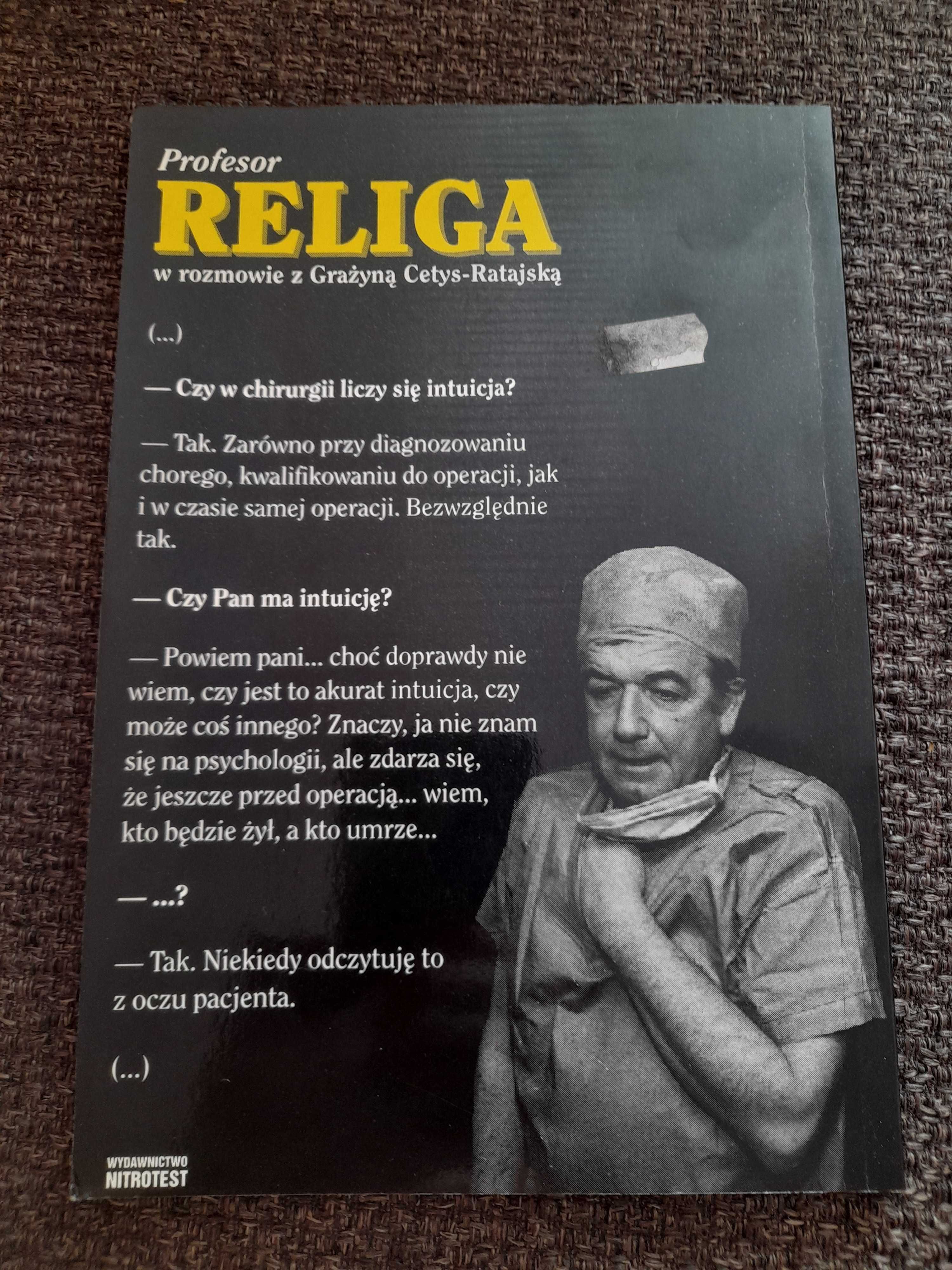 Profesor Religa Grażyna Cetys-Rajska