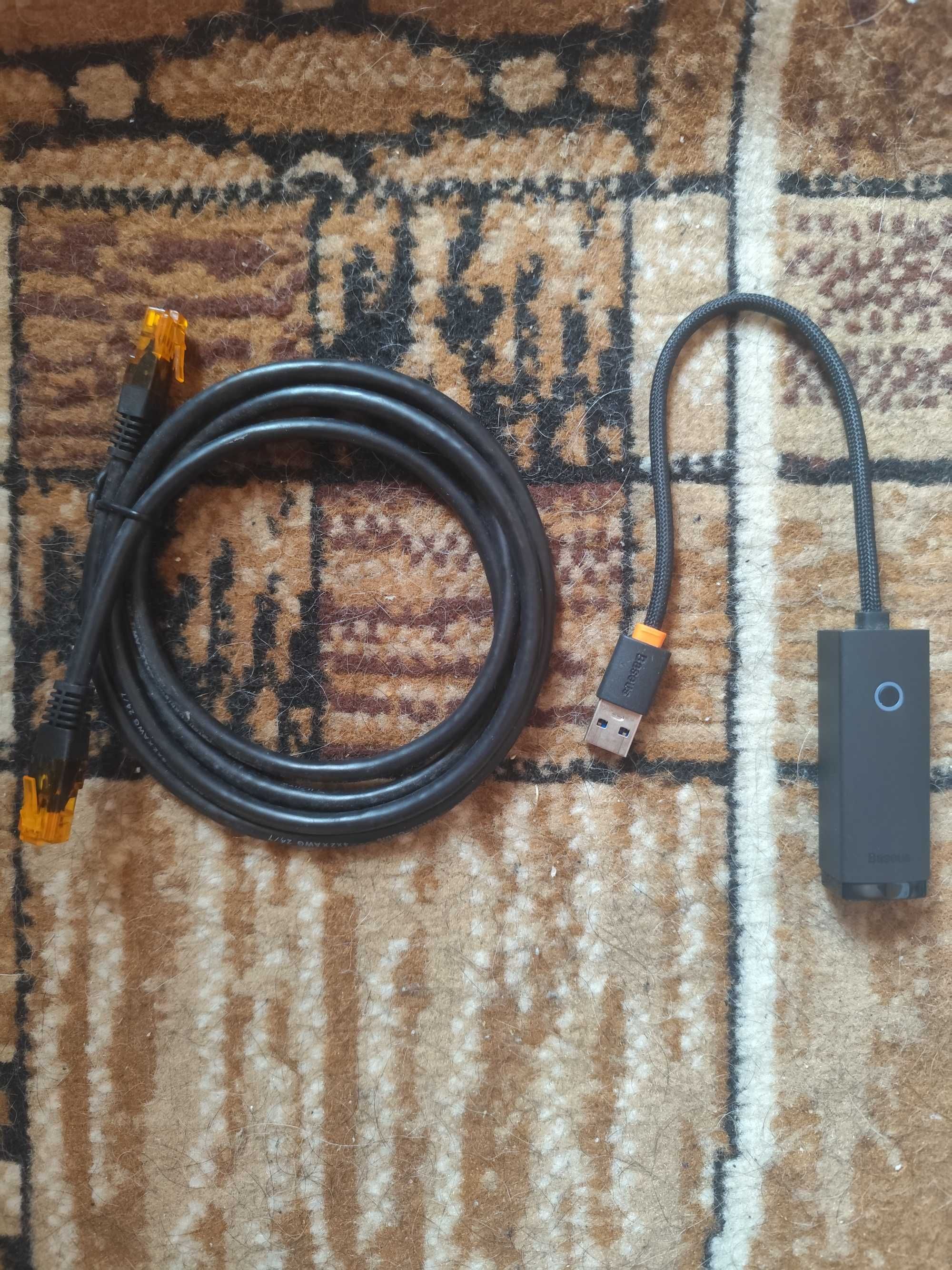 Karta sieciowa USB 3.0 Baseus+Kabel RJ45 1,5m