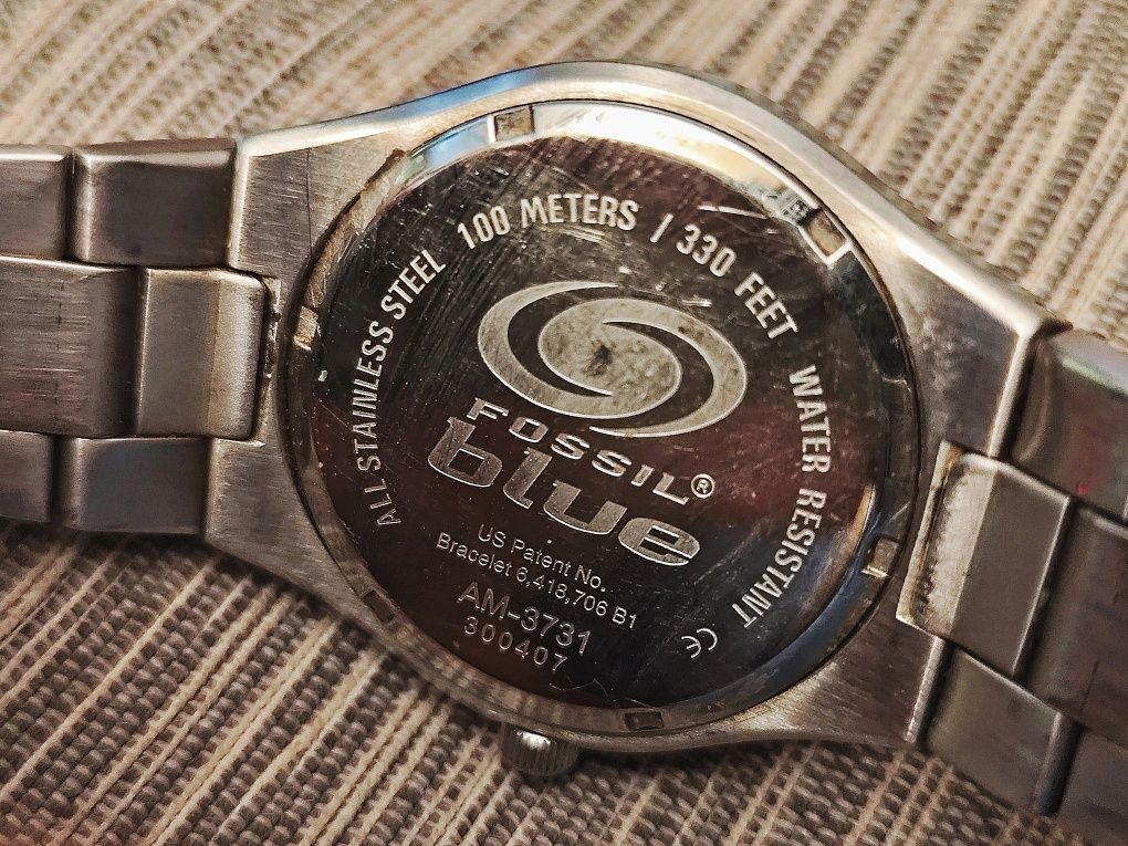 Fossil Blue AM-3731,como novo,entrego em mão Lisboa,envio á cobrança