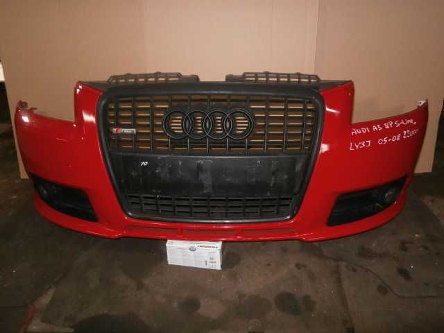 audi A3 8P Sline 05-08 zderzak przedni czerwony LY3J