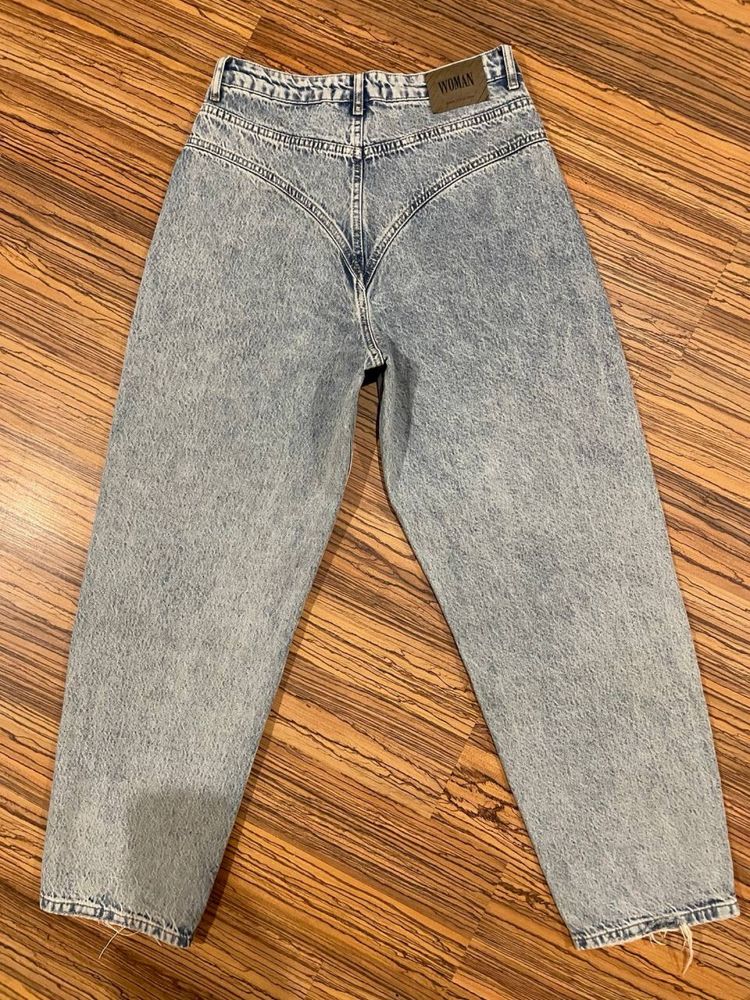 Джинси baggy блакитні