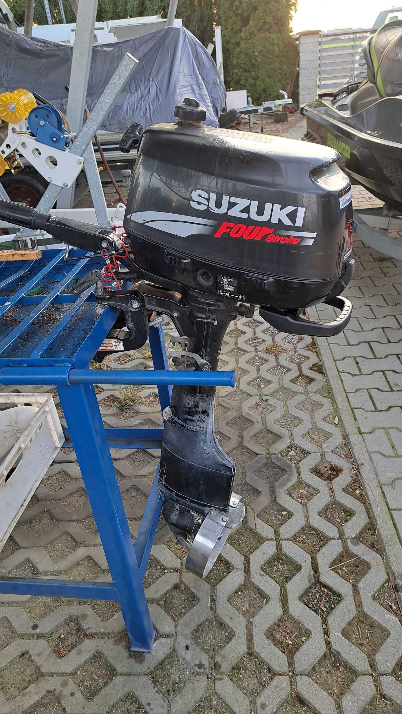 Suzuki 6  hp km  4 takt silnik  zaburtowy 2006r  honda yamaha stan bd