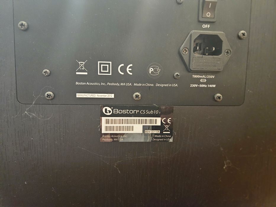 Subwoofer Boston Acoustics CS10 II