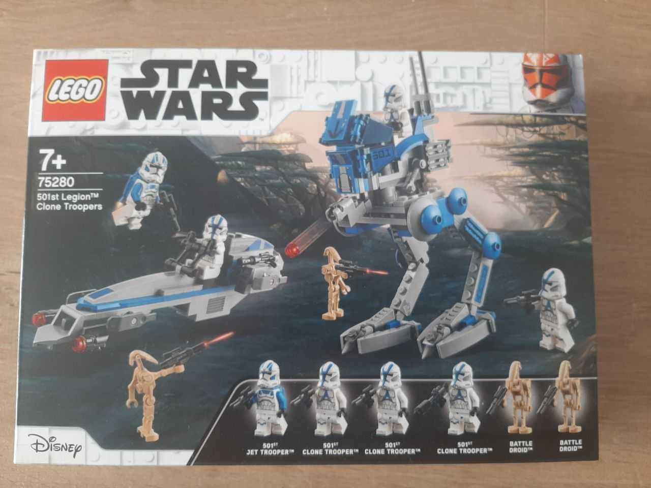 LEGO 75280 Star Wars - Żołnierze-klony z 501. legionu [NOWE]