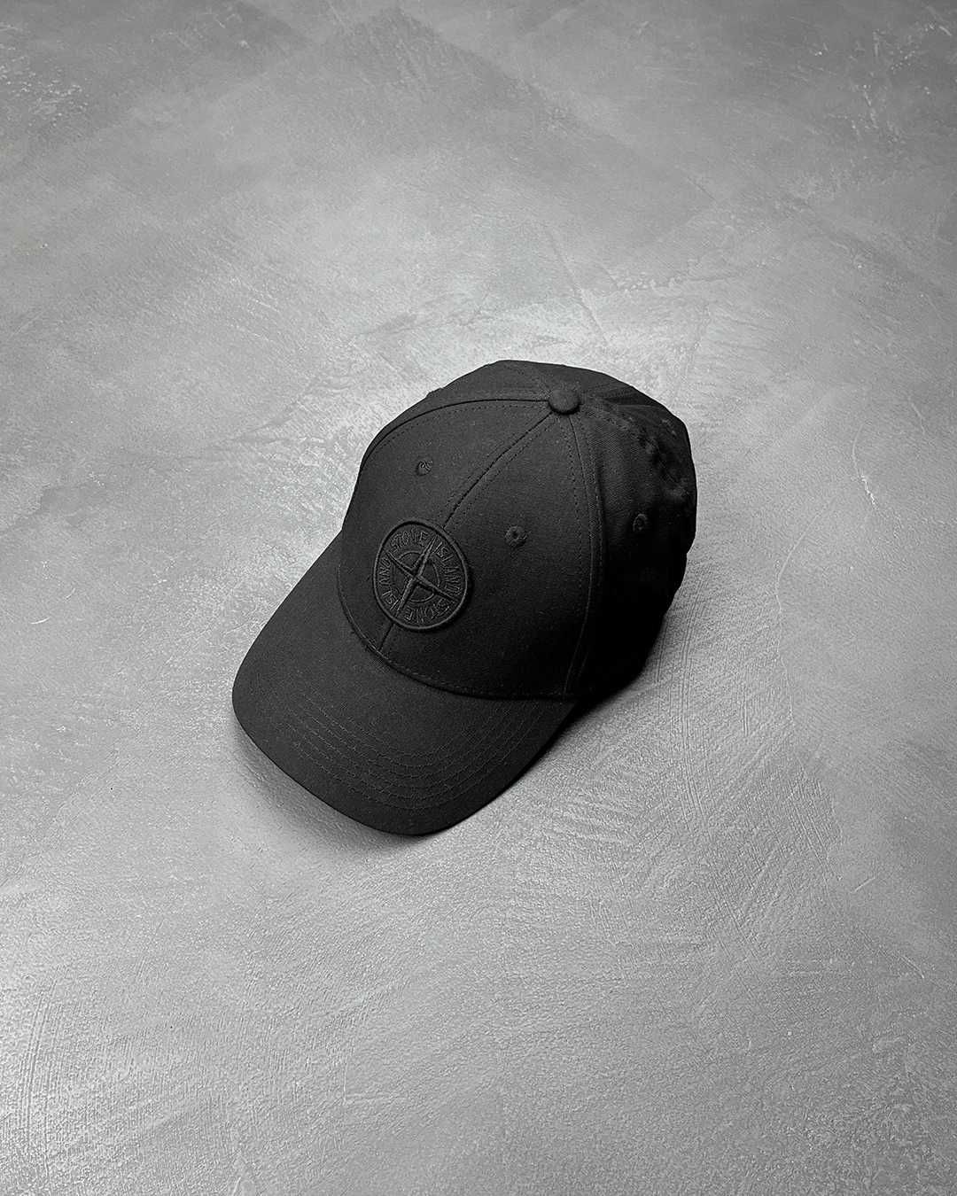 Кепка Stone Island 99168 Cotton Cap Black SI0147-BK